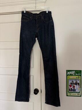 Walker Relaxed Straight Fit Dark Blue Jeans